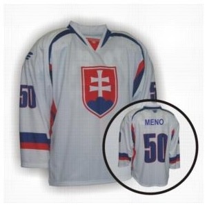 Dres Slovensko hokej bílý