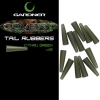 Gardner Převleky Covert Tail Rubbers|C-Thru Green ( průhledná zelená)