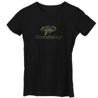 Giants fishing Tričko dámské černé Camo Logo |vel. M