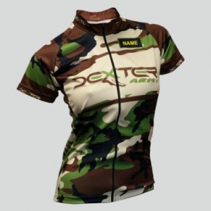 Dres DEXTER ARMY RACE woman khaki