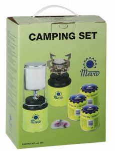 Camping set piezo