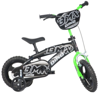 Dětské kolo Dino BMX černé 12&quot;