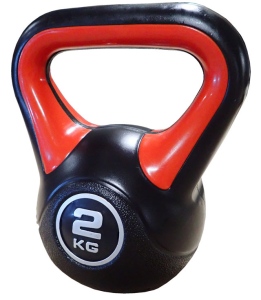 Činka kettlebell s cementovou náplní 2 kg