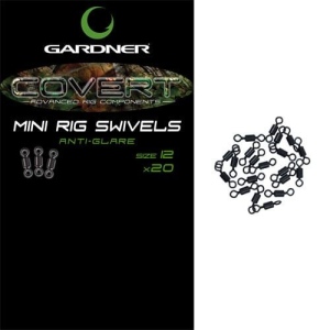 Gardner Obratlíky Covert Mini Rig Swivels 20 ks