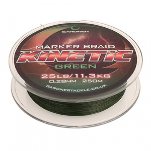 Gardner Splétaná šňůra Kinetic Marker Braid 250m, 25lb (11.3kg) 0.28mm