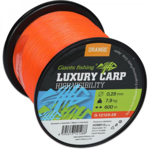 Giants fishing Vlasec Luxury Carp High-Visibility Orange 600m|0,28mm/7,9kg