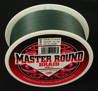 Giants fishing Splétaná šňůra Master Round Braid 1000m|0,14mm (13,2kg)