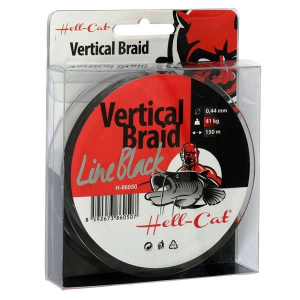 Hell-Cat Splétaná šňůra Braid Line Vertical Black|0.44mm, 41kg, 150m