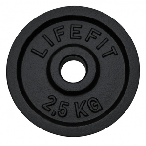 Kotouč LIFEFIT 2,5kg, kovový, pro 30mm tyč