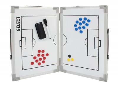 Taktická tabule Select Tactics board foldable football bílá