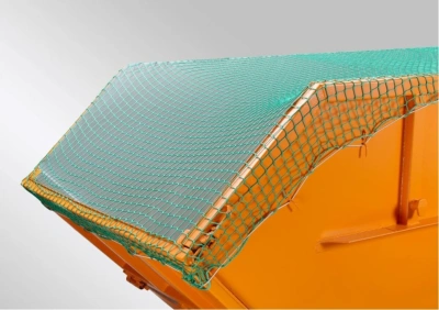 Kontejnerová síť PP 2,3 mm, 3,0 x 5,0 m, zelená, gumová šňůra