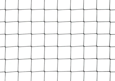 Ochranná síť PP 1,5 mm, oko 30 mm, černá, neobšitá