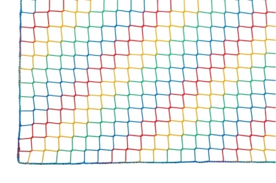 Ochranná síť PP 3,0 mm, oko 45 mm, čtyřbarevná