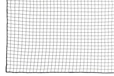 Ochranná síť PP 1,8 mm, oko 30 mm, černá