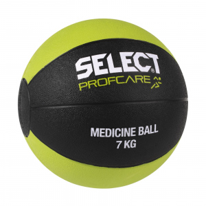 Medicinální míč Select ball 7kg černo zelená