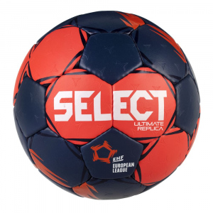 Házenkářský míč Select HB Ultimate Replica European League červeno modrá Velikost míče: 3