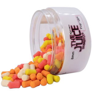 Bait-Tech plovoucí nástraha The Juice Dumbells - Pop-Ups 8 mm 100 ml