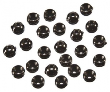 Giants fishing Hlavička černá - beads black 100ks|3.8mm