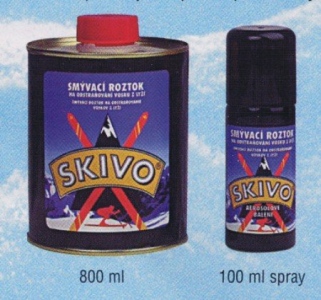 SKIVO Smývací roztok vosků z lyží - 800ML