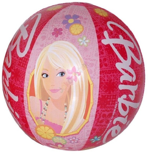 Nafukovací plážový míč MONDO BARBIE růžová