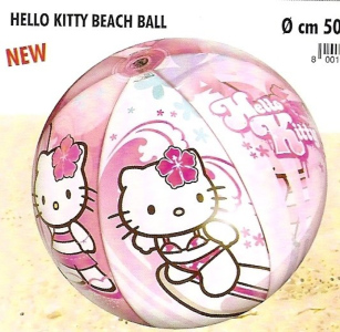 Míč plážový HELLO KITTY 50CM růžová