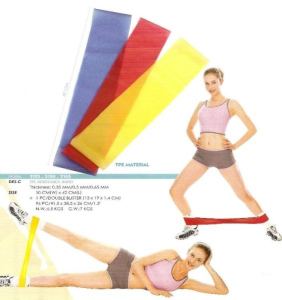 Aerobic guma na cvičení průměr 42 cm fialová