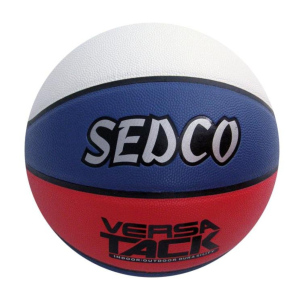 Míč basket syn.kůže TOP ACTION 7 červená/modrá