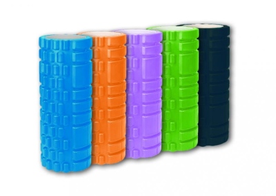 Masážní VÁLEC YOGA FOAM ROLLER 32,5 x 14 cm modrá