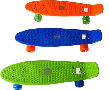 Skateboard Spartan Plast 24,5 MODRÁ modrá