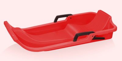 Boby UFO s brzdou Plastkon červená