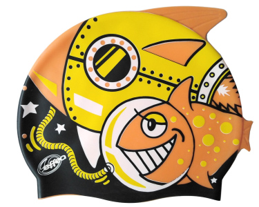 Koupací čepice EFFEA silicon JR 1133 oranžová