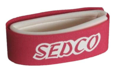Pásek na běžky textilní SEDCO červená černá