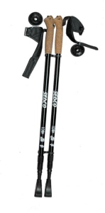 Trekové hole Sedco NORDIC WALKING ALU7075 černé vel. 65-140 cm černá