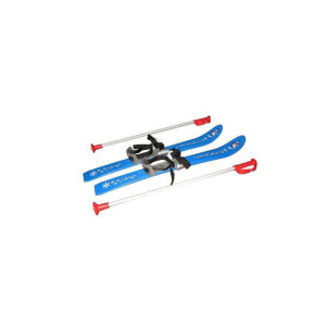 Lyže kluzky hole s vázáním délka 70 cm modrá