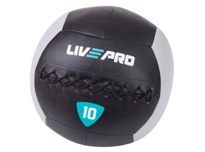 Míč na cvičení LivePro Wall Ball černá
