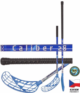 Florbalová hůl CALIBER 950 FLEX 28 levá modrá