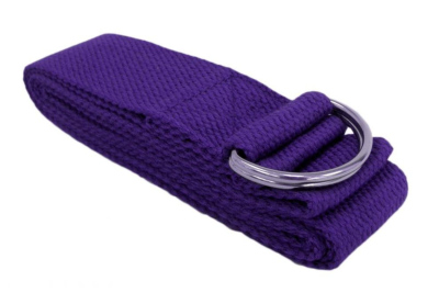Pásek/Popruh na Jógu - YOGA STRAP 180 cm fialová