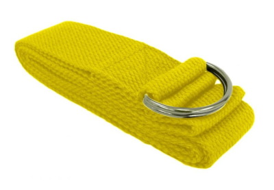 Pásek/Popruh na Jógu - YOGA STRAP 180 cm žlutá
