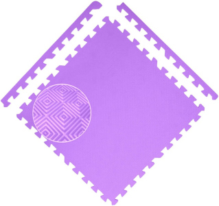 Podložka EVA COLOR 50x50x1,2 cm - SET 4ks fialová