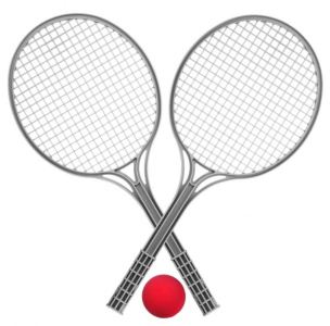 Sada SOFT TENIS SEDCO - barevná bílá