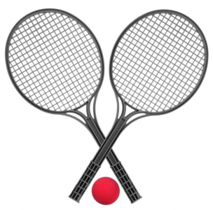 Sada SOFT TENIS SEDCO - barevná šedá