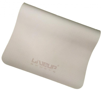 Karimatka YOGA LiveUp 173x61x0,6 cm béžová