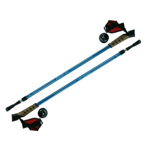 Trekingové hole SPARTAN nordic walking 105-135cm modrá