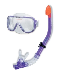 Potápěčský set Intex 55950 WAVE RIDER Junior fialový fialová