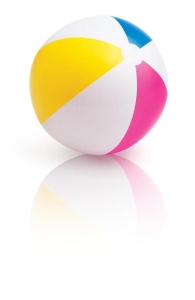 Nafukovací plážový míč barevný 61cm INTEX 59030 vícebarevná