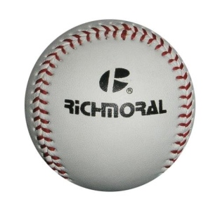 Míček SOFT Baseball PU BB-2 bílá