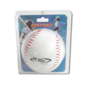 Míček SOFTBALL PU T5001 bílá