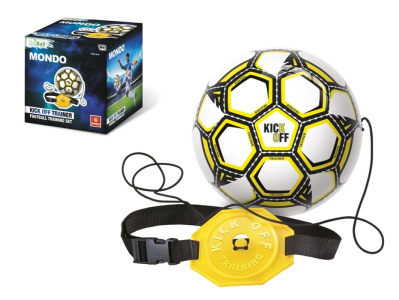 Míč TRAINING MONDO KICK OFF na gumě 007 bílá