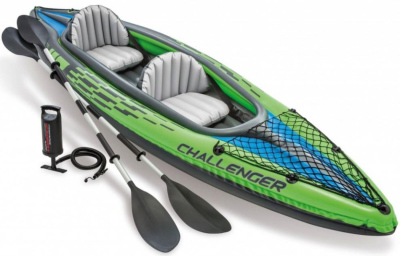 Člun nafukovací CHALLENGER K2 INTEX zelená