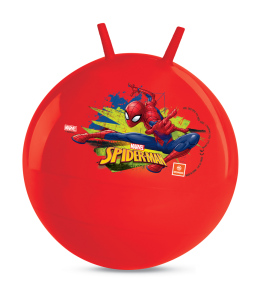 Míč skákací MONDO Spiderman 45 cm červená